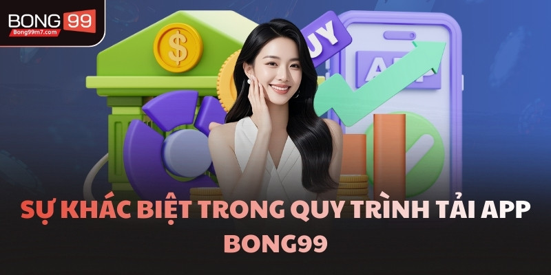 Sự khác biệt trong quy trình tải app BONG99